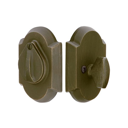 Deadbolt with Flap [Sandcast Bronze]